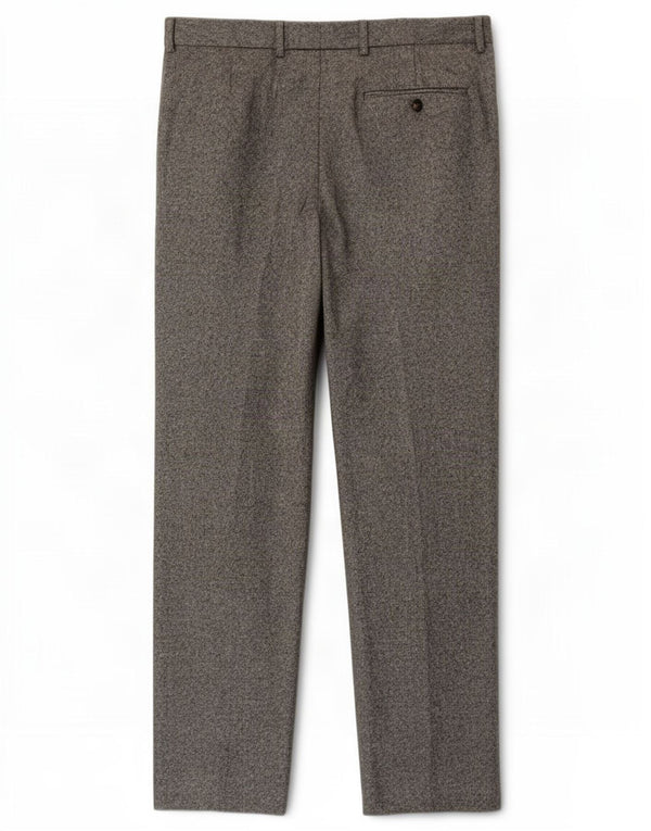 Marks & Spencer Pantalon de costume droit sur mesure pour homme W36 L29 Gris moucheté