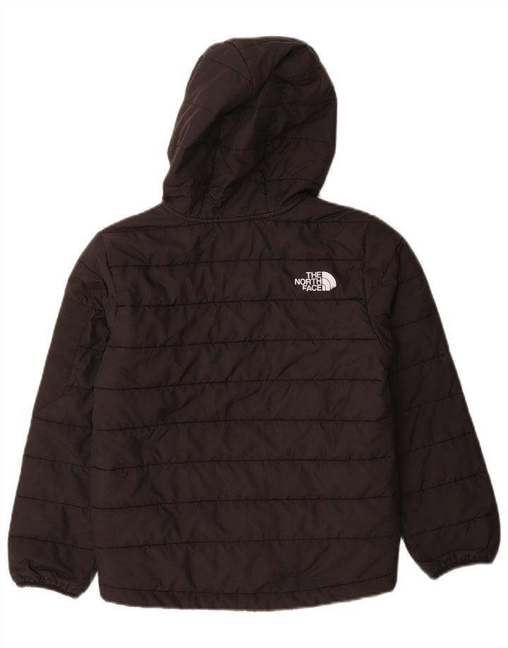 The North Face Boys kapucnis, párnázott dzseki 9-10 éves közepes fekete poliészterből