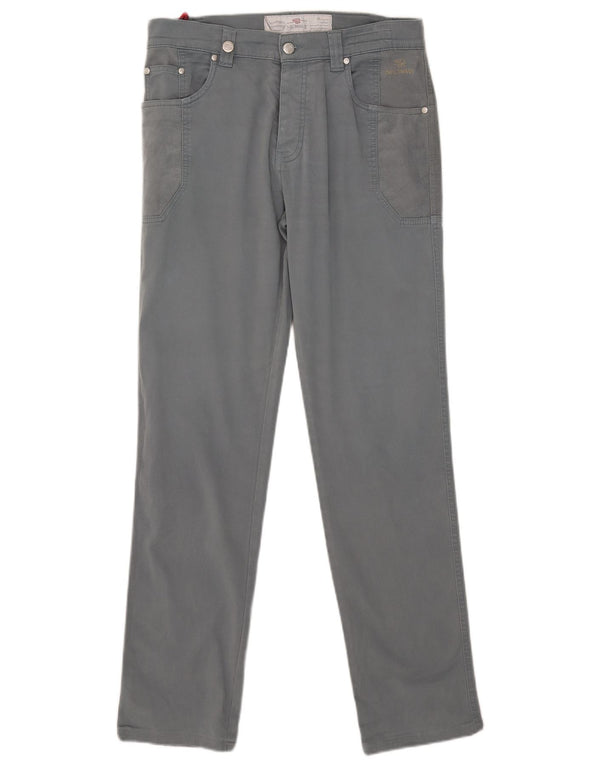 Nicwave Pantaloni casual subțiri pentru bărbați IT 48 Medium W32 L32 Bumbac gri