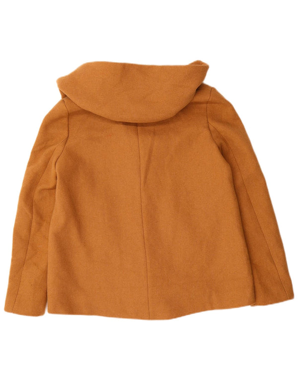 Zara ženska bomber jakna s kapuljačom UK 10 Small Brown Poliester