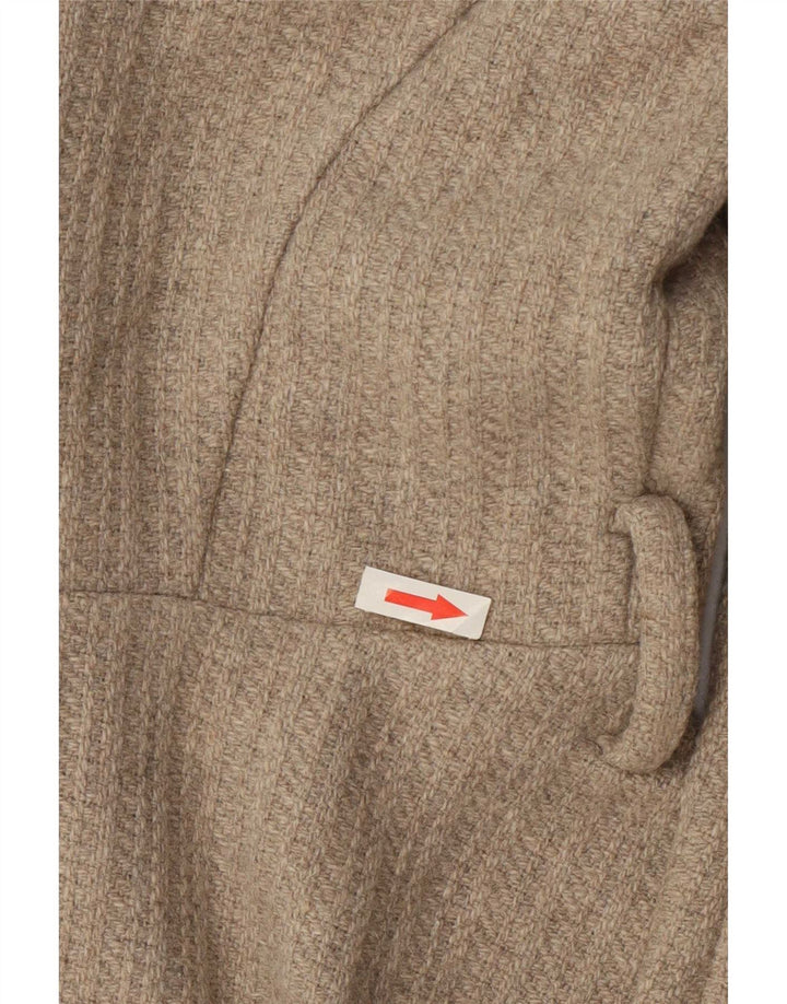Γυναικείο Oasis Oversized Ανοιχτό Πανωφόρι UK 10 Small Beige Wool