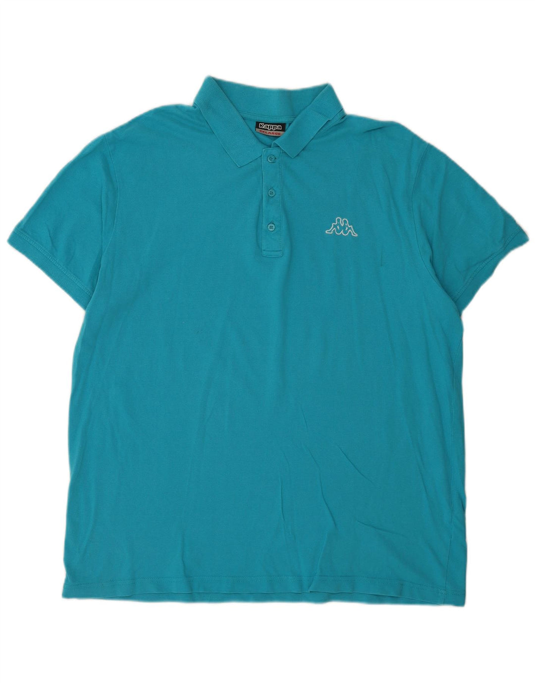 Kappa herre poloshirt 2XL blå bomuld