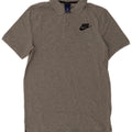 Nike Polo Homme Petit Gris Moucheté Coton