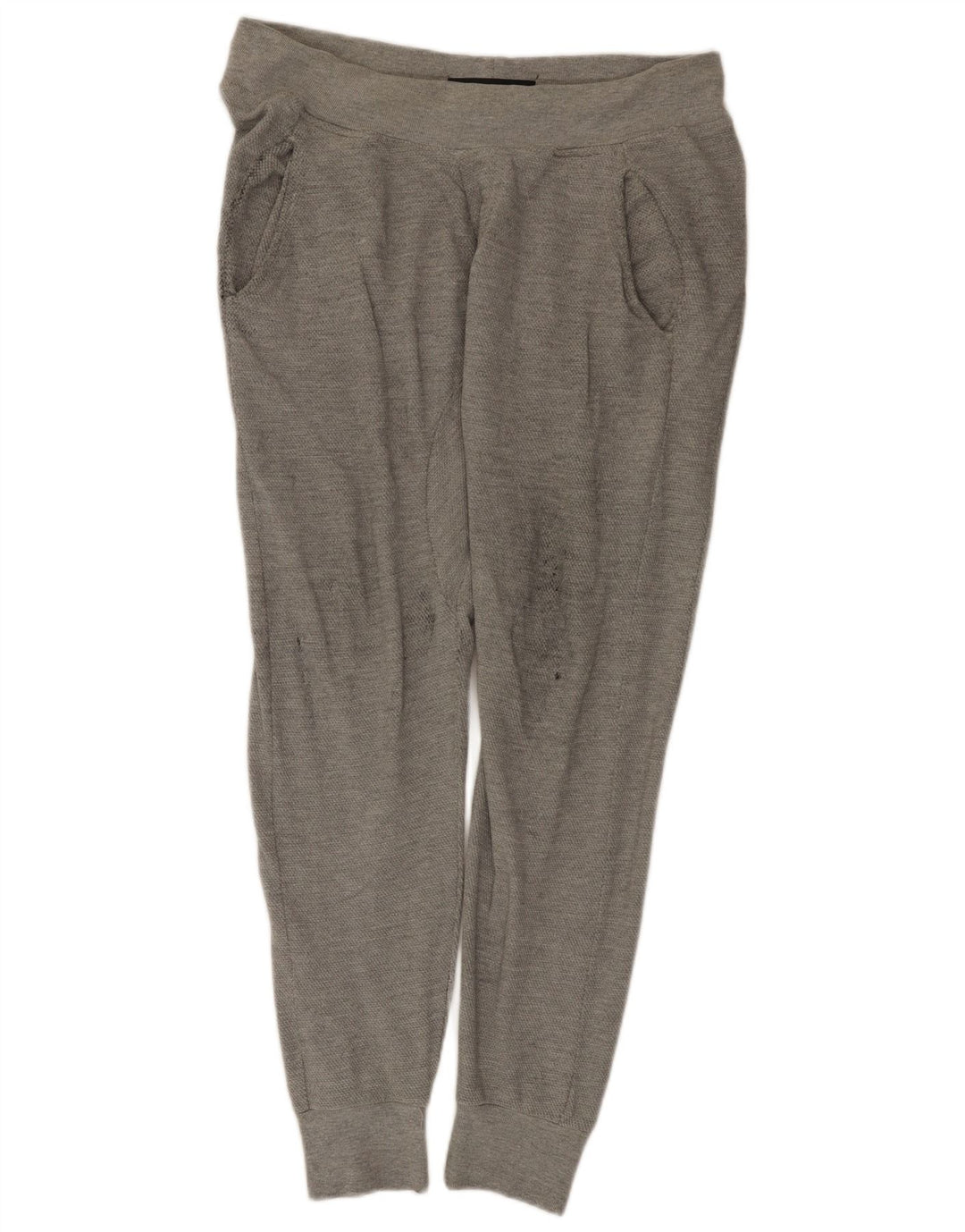 Zara Mens Tracksuit Trousers Joggers Large Grey Flecked