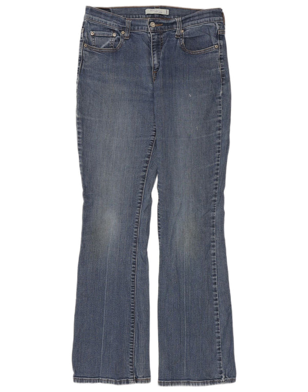 Calça jeans feminina Levi's 515 Bootcut US 10 grande W30 L33 azul algodão