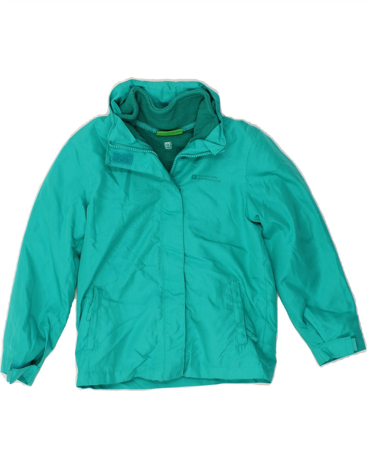 MOUNTAIN WAREHOUSE Boys Windbreaker Jacket 5-6 Years Turquoise Vintage Mountain Warehouse and Second-Hand Mountain Warehouse from Messina Hembry 
