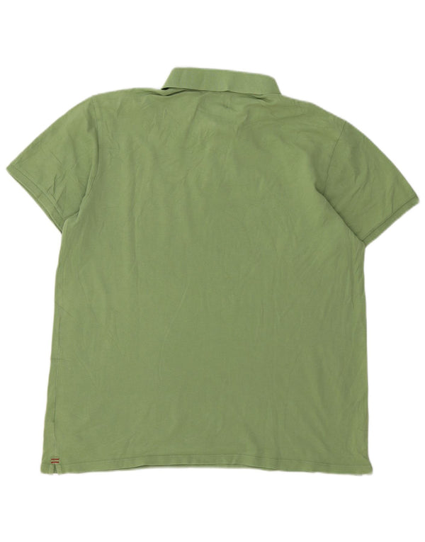 Polo da uomo Woolrich XL in cotone verde