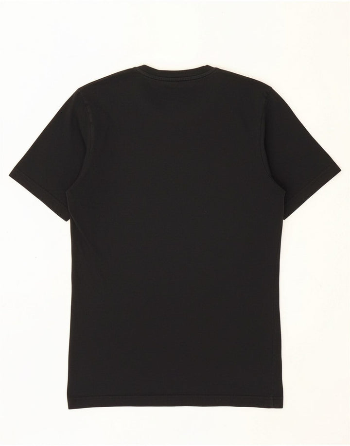 ADIDAS Mens T-Shirt Top Small Black Cotton