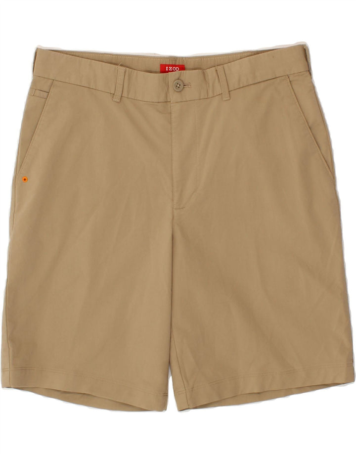 IZOD Mens Chino Shorts W33 Medium Brown Polyester Vintage Izod and Second-Hand Izod from Messina Hembry 