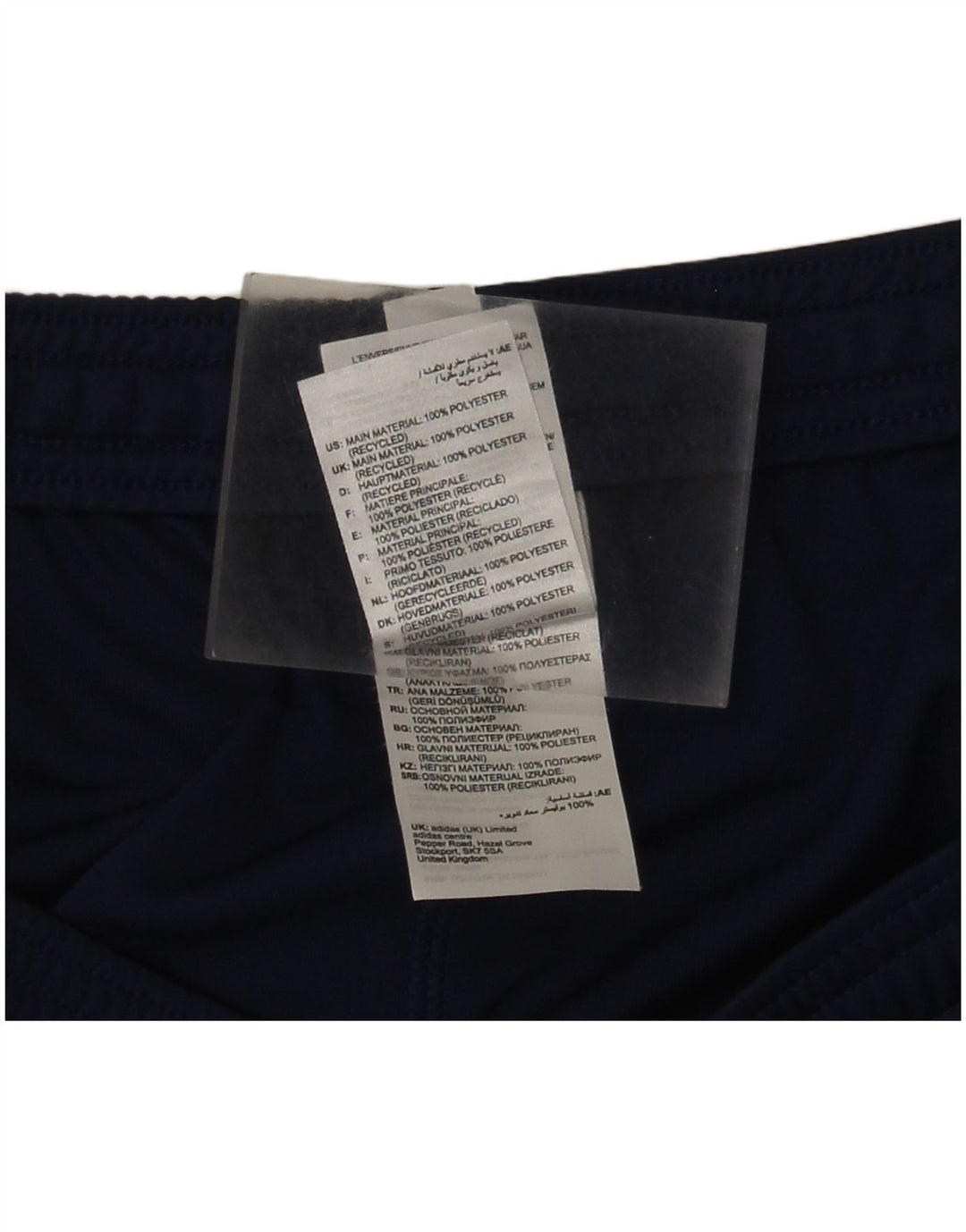 Adidas Mens Aeroready Sport Shorts Large Navy Blue Polyester