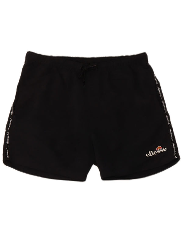 Ellesse Shorts de natação masculino gráfico pequeno poliéster preto
