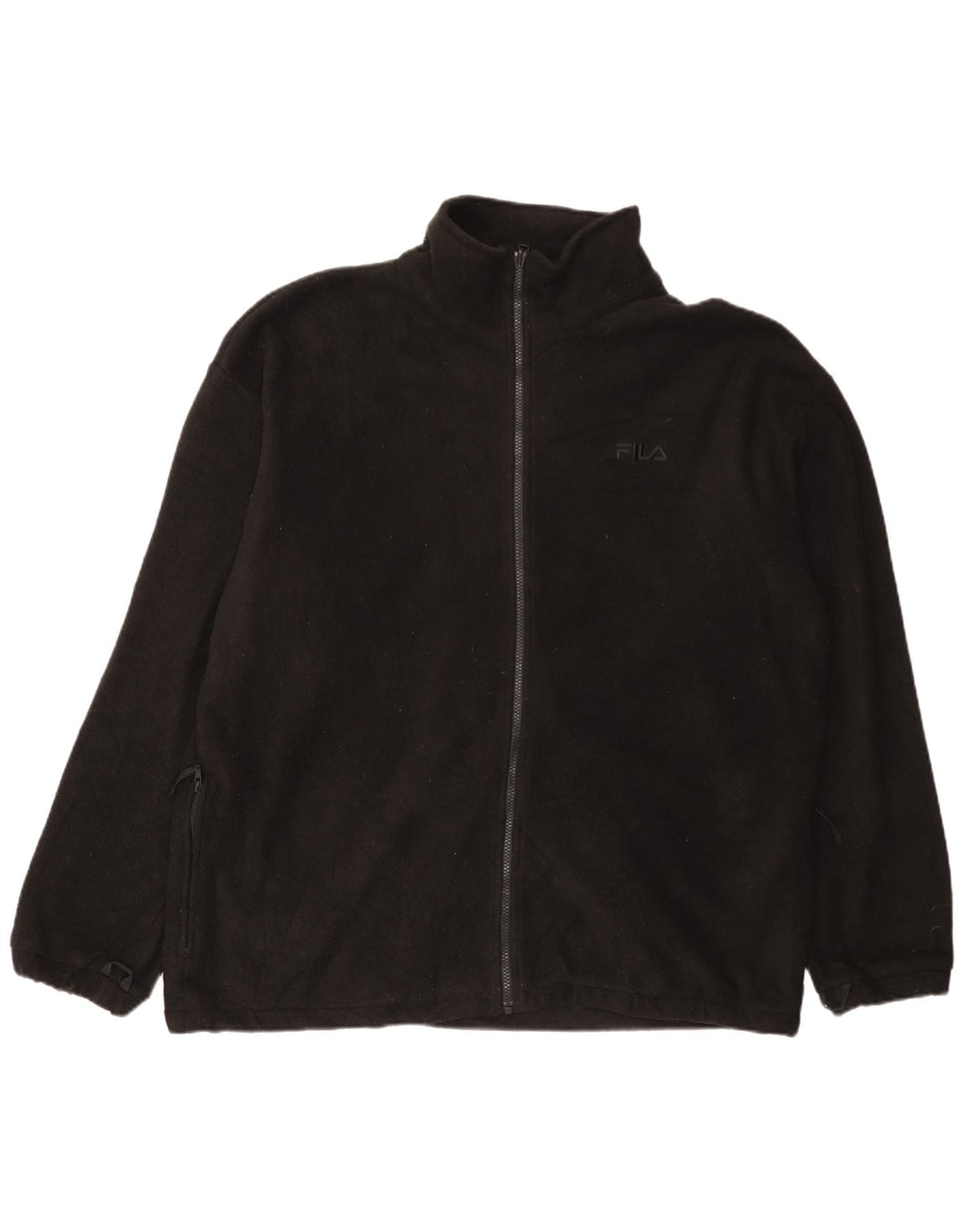 Fila Herre Liner Fleece Jakke UK 44 2XL Sort Polyester