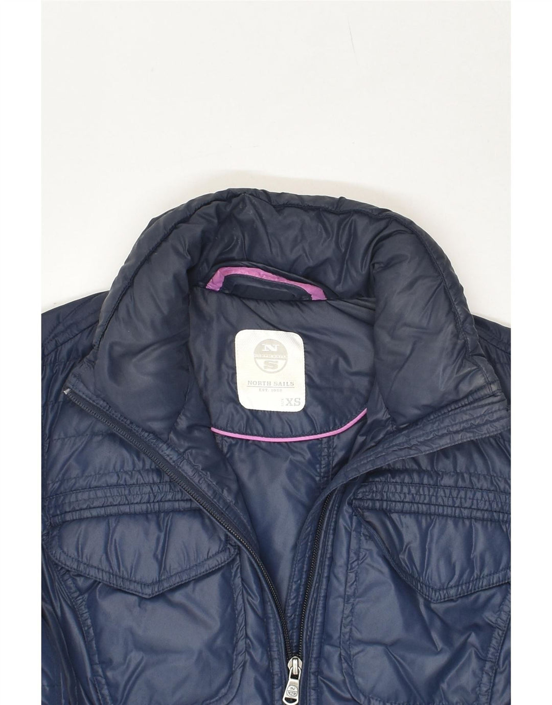 NORTH SAILS Chaqueta acolchada para mujer UK 6 XS Azul marino Poliéster