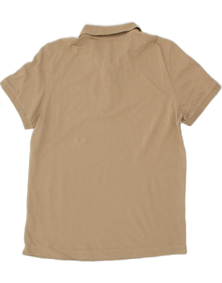 LOTTO Mens Polo Shirt Large Brown Cotton Vintage Lotto and Second-Hand Lotto from Messina Hembry 