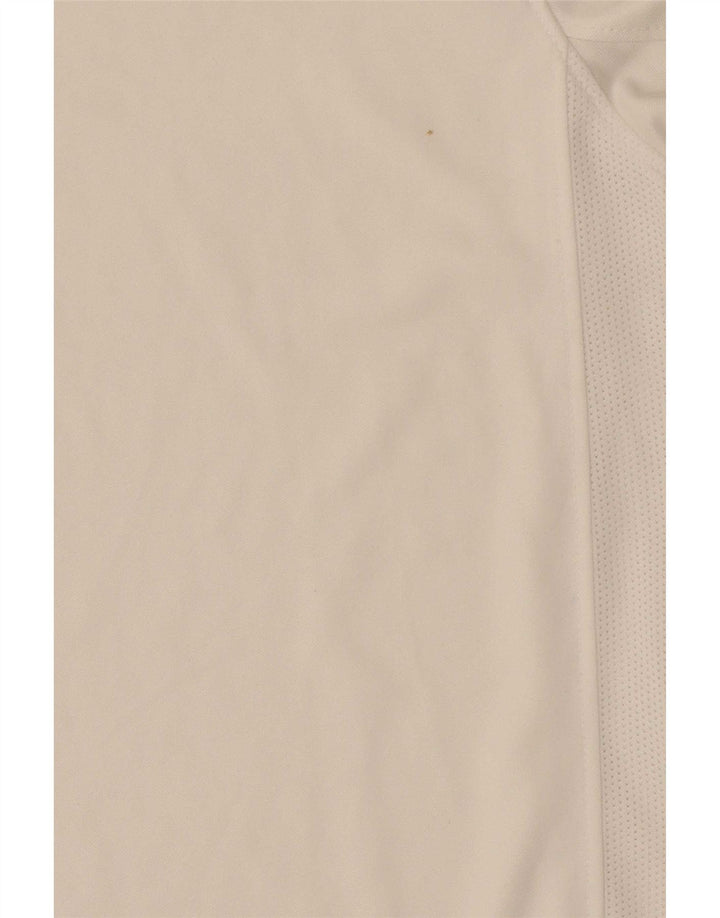 Nike Mens Dri Fit T-Shirt Top Medium White Polyester
