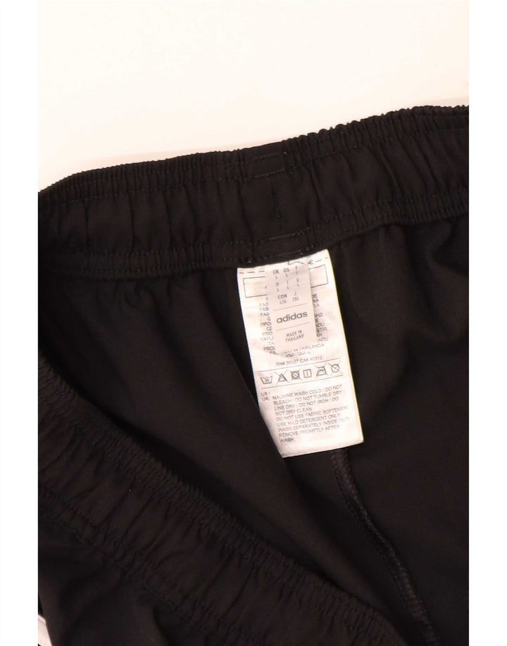 Adidas Mens Aeroready Graphic Sport Shorts Large Black Polyester