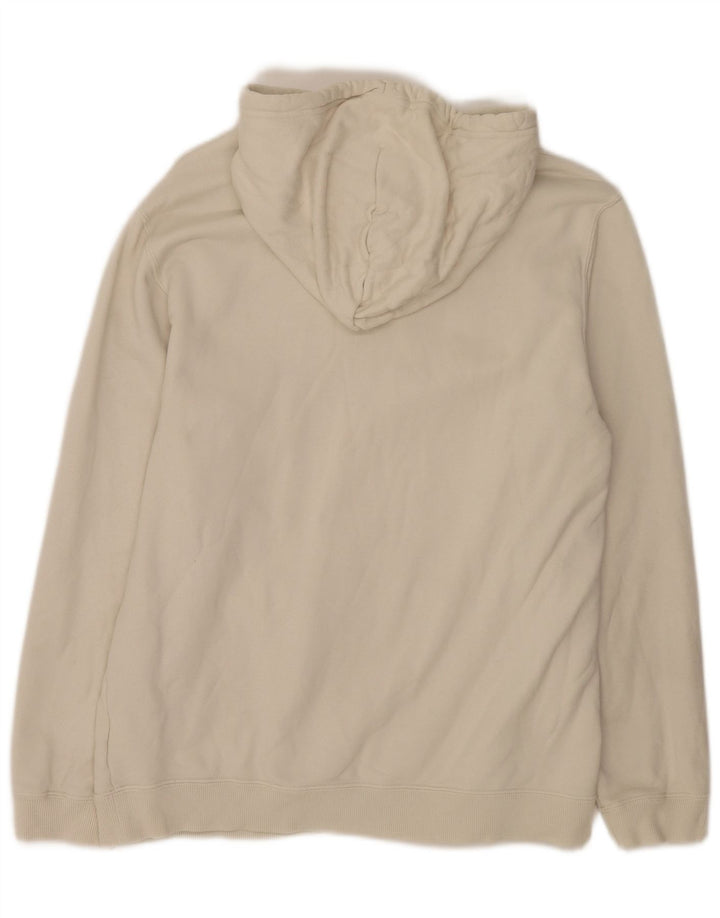 Maglione con cappuccio grafico da uomo Converse in cotone bianco medio
