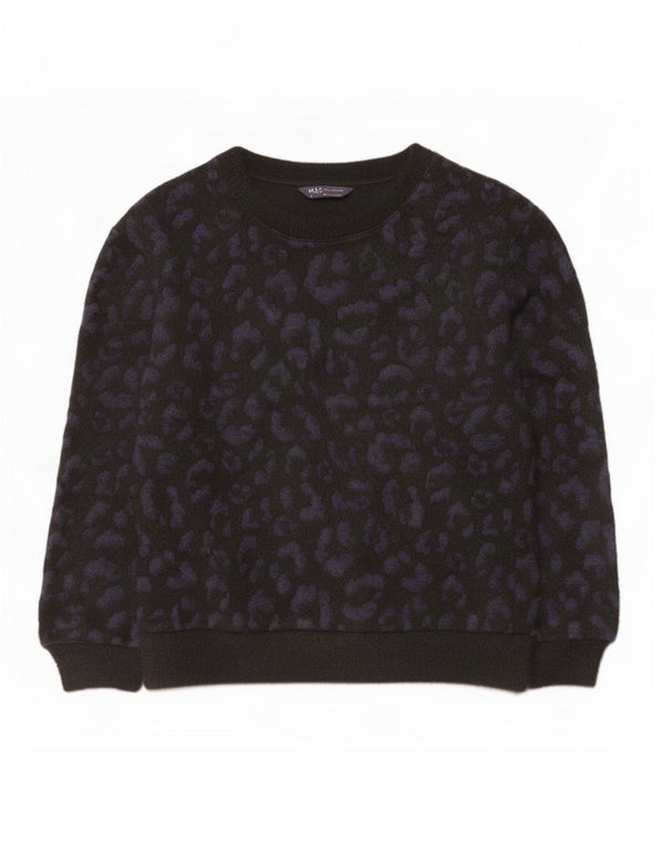 Marks & Spencer Γυναικείο πουλόβερ με λαιμόκαυστο UK 10 Small Navy Blue