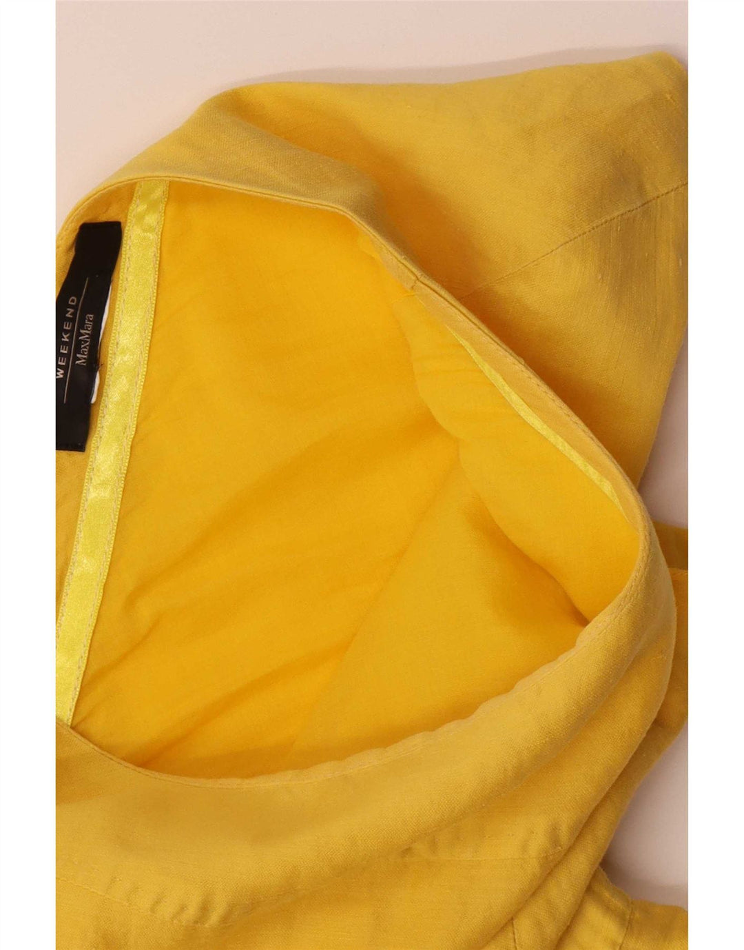 Max Mara Damen-Wochenende-A-Linien-Kleid, UK 14, Mittelgelb