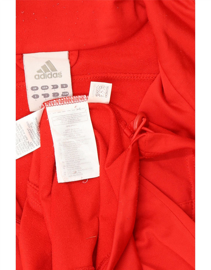 Adidas Træningsdragt til mænd Top jakke Stor Rød Colourblock Polyester