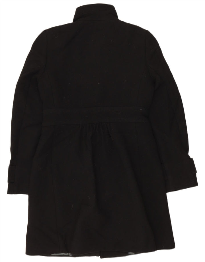J. CREW Womens Overcoat US 2 XS Black Nylon