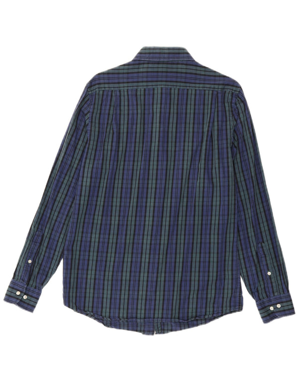 Ανδρικό πουκάμισο Tommy Hilfiger Slim Fit Size 15 1/2 Medium Blue Check Cotton