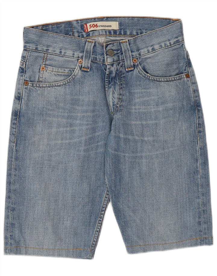 LEVI'S Womens 506 Standard Fit denimshorts W28 Medium Blue