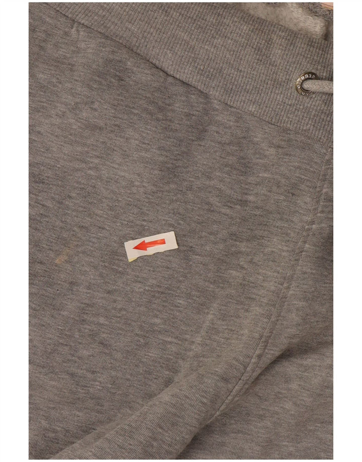 Ellesse Mens Graphic Tracksuit Trousers Joggers Medium Grey Flecked Cotton