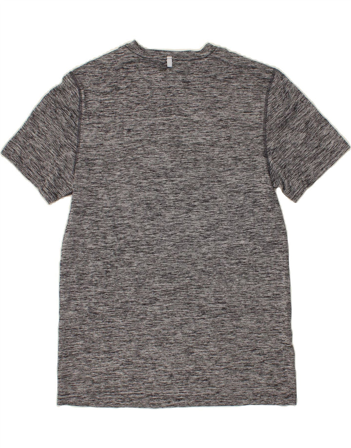 RUSSELL ATHLETIC Mens T-Shirt Top Medium Grey Flecked Polyester Vintage Russell Athletic and Second-Hand Russell Athletic from Messina Hembry 