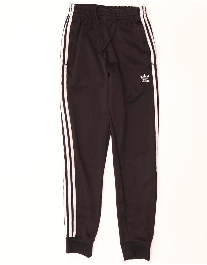 Pantaloni da tuta da uomo Adidas Joggers piccoli in poliestere nero