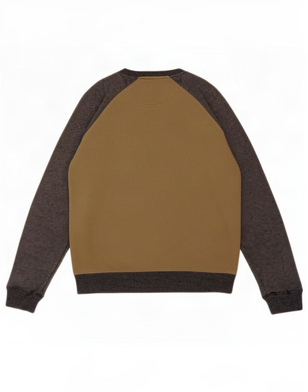 Męski sweter męski PEPE Jeans o regularnym kroju, w małych blokach kolorów khaki