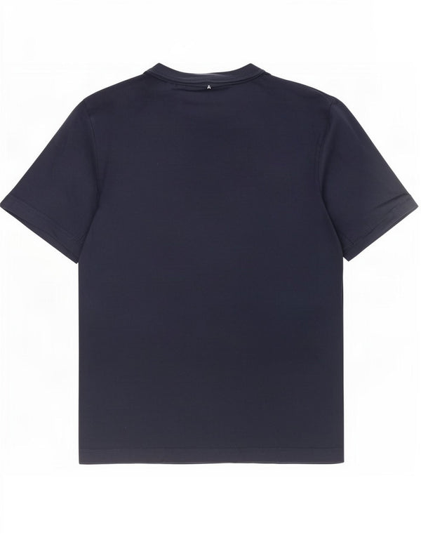 Calvin Klein Mens Graphic T-Shirt Top Small Navy Blue Cotton