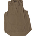 MOSSIMO Womens Sleeveless Blouse Top UK 10 Small Khaki Polyester Vintage Mossimo and Second-Hand Mossimo from Messina Hembry 