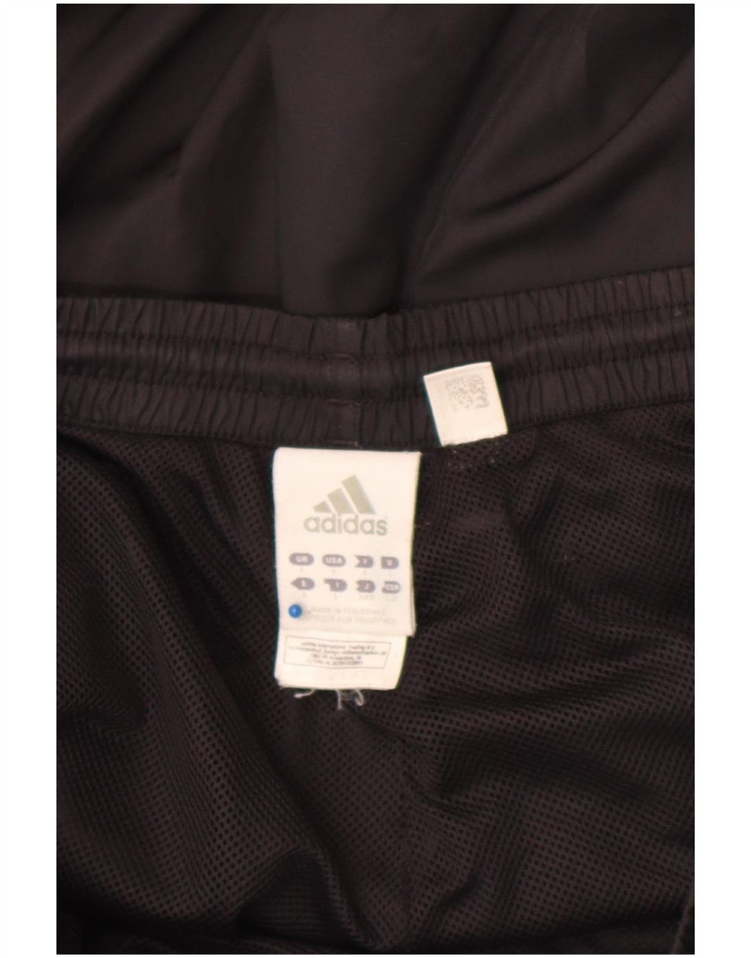 Adidas Męskie spodnie dresowe Joggery Duży czarny poliester z blokami kolorów