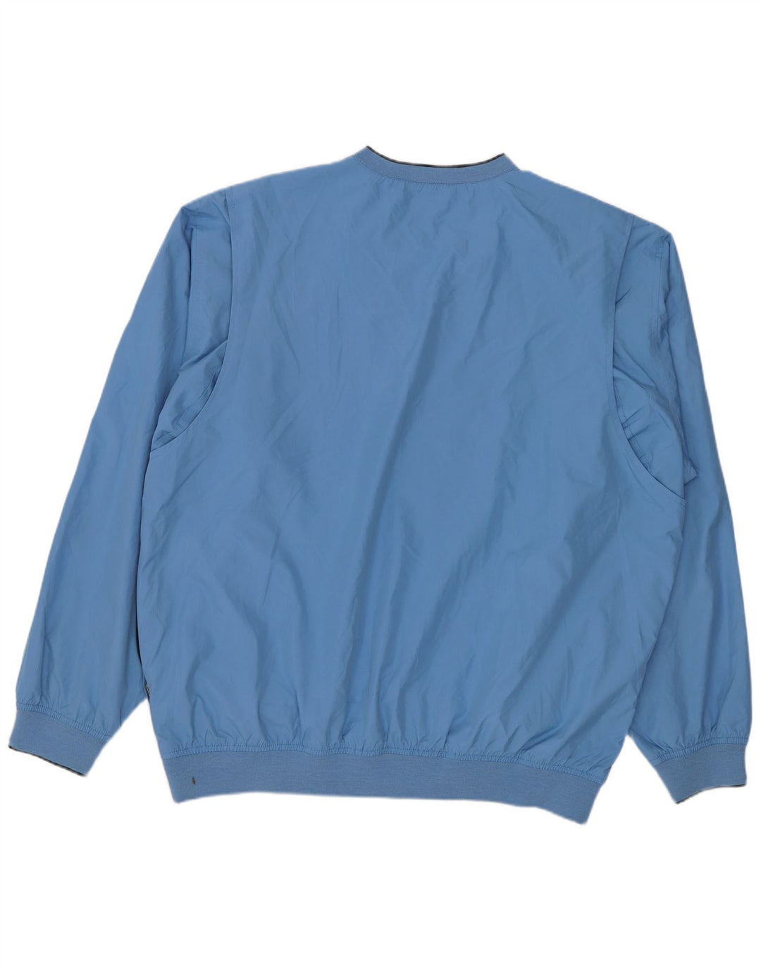 Izod Mens Pullover Tracksuit Top Large Blue Polyester