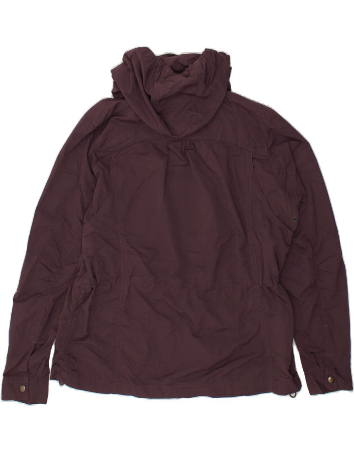 EDDIE BAUER Womens Hooded Utility Jacket UK 16 Large Maroon Vintage Eddie Bauer and Second-Hand Eddie Bauer from Messina Hembry 