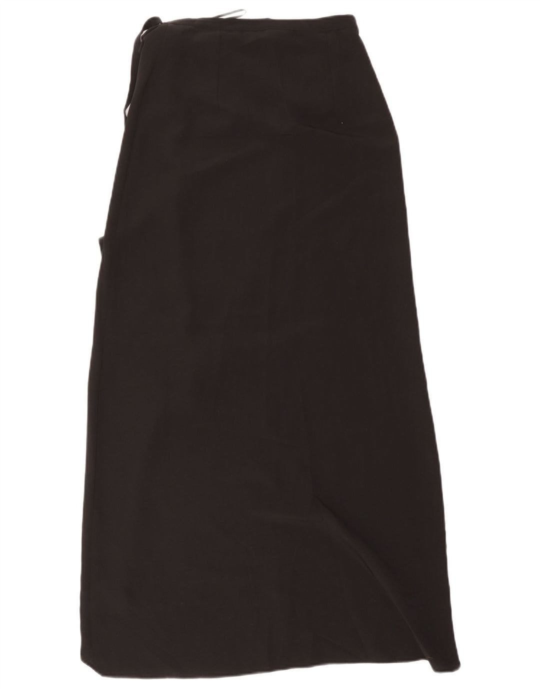 Topshop Womens Wrap Maxi Skirt UK 8 Small W26 Black Polyester