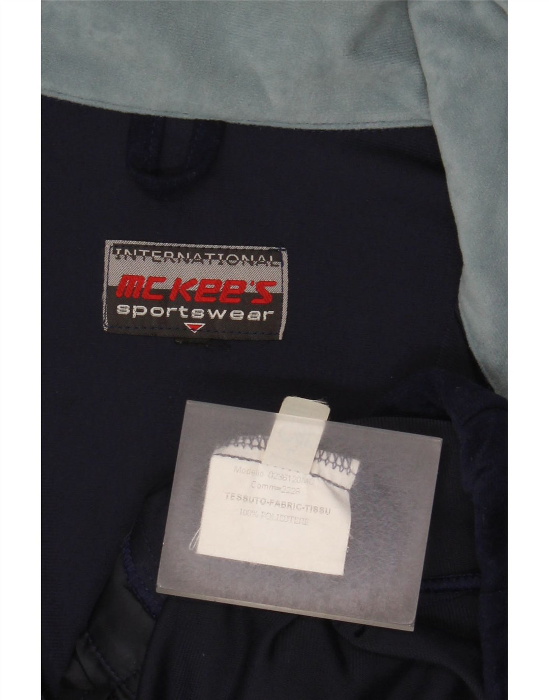 MC Kee's Mens Gilet UK 42 XL Navy Blue Polyester