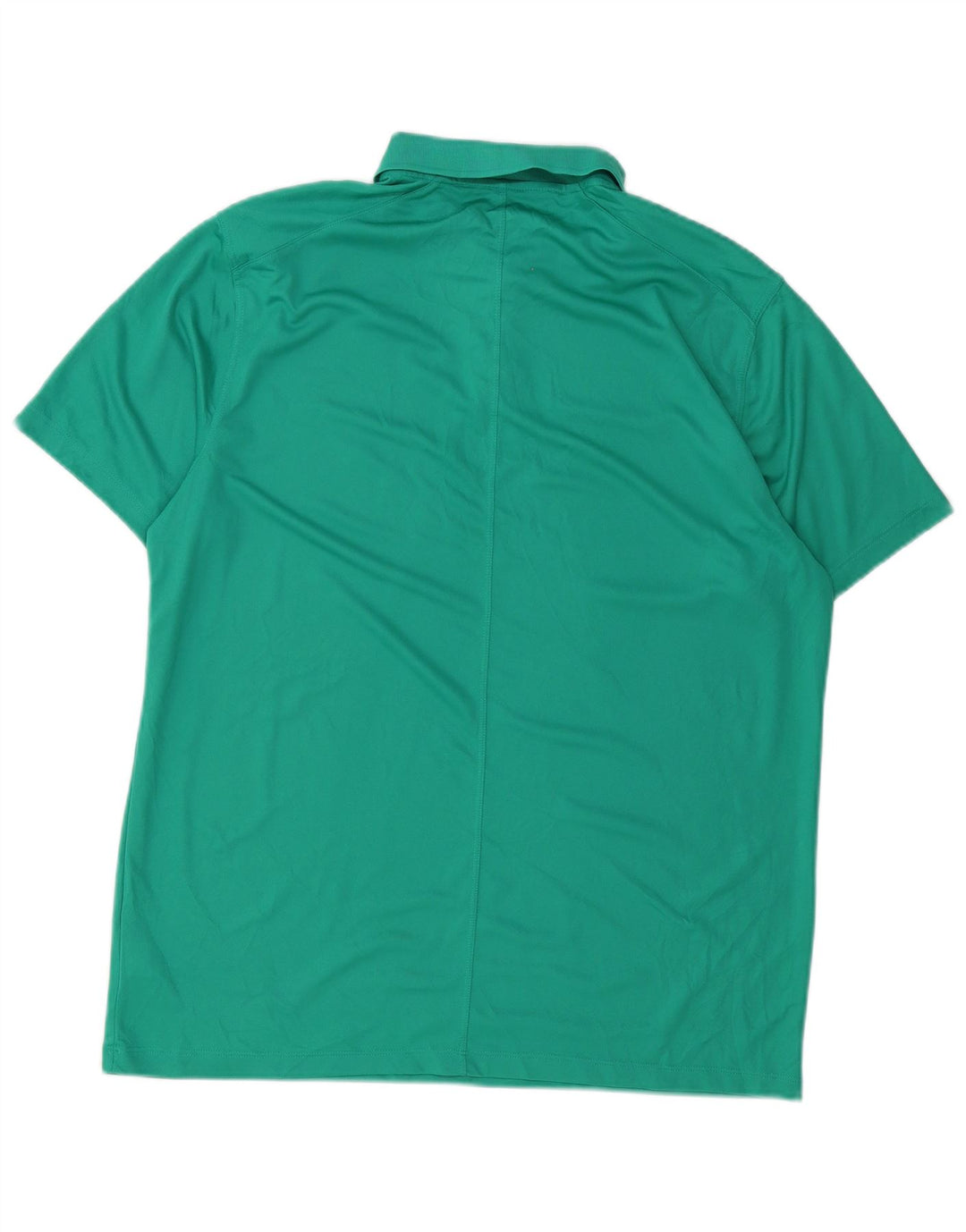 NIKE Mens Dri Fit Polo Shirt Large Green Polyester
