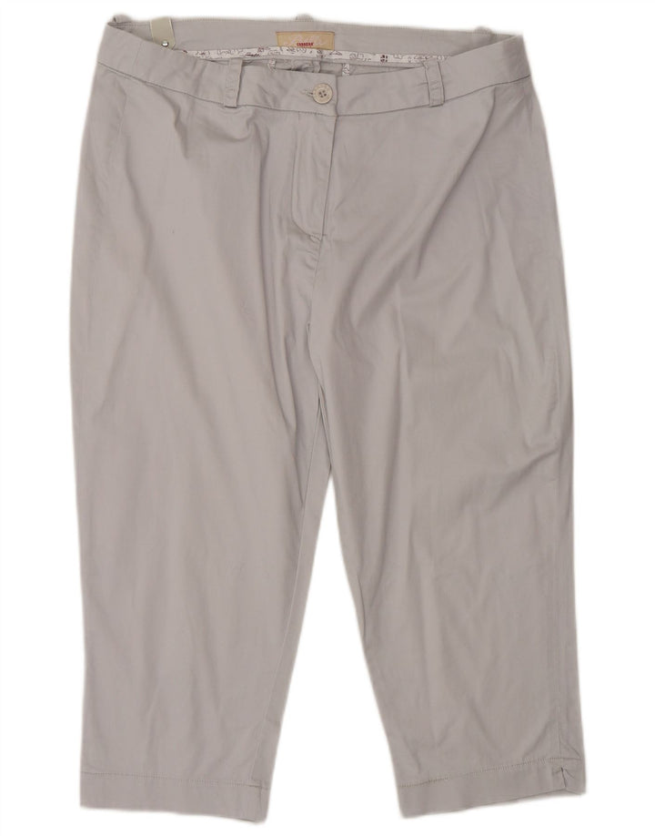 Carrera Damen Caprihose W34 L19 Grau