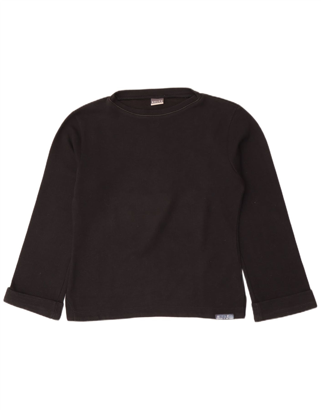 Top da donna Belfe a maniche lunghe UK 12 medio nero poliestere