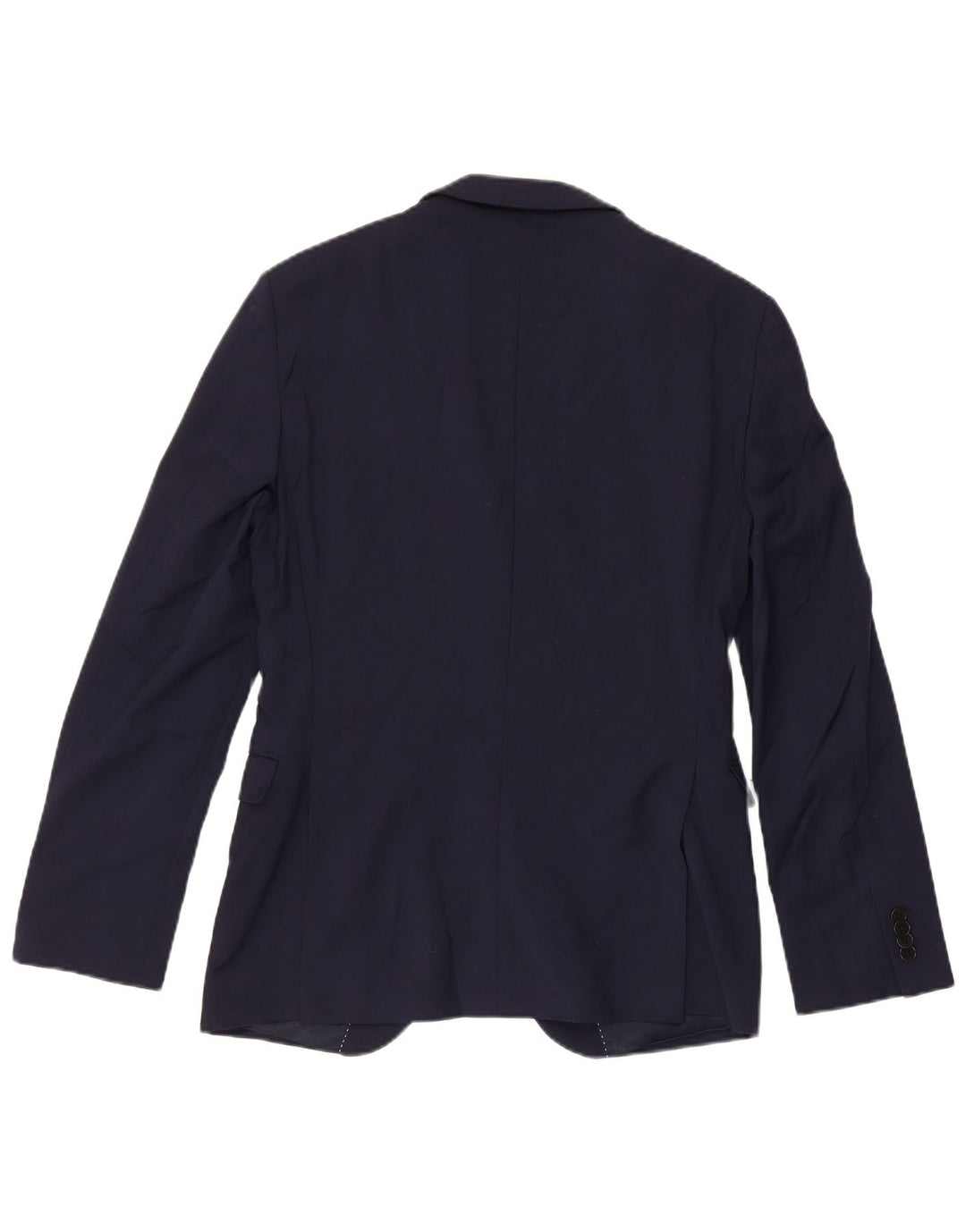 Jaqueta blazer masculina Dkny Slim Fit 2 botões Reino Unido 38 lã azul marinho médio