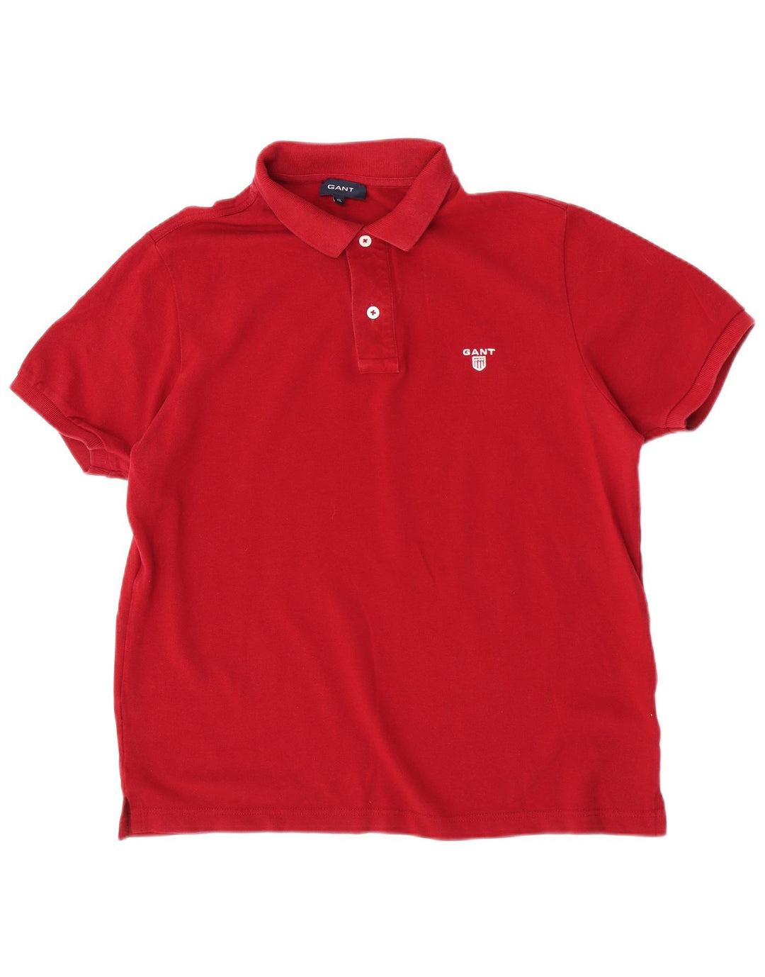 Polo da uomo Gant XL in cotone rosso