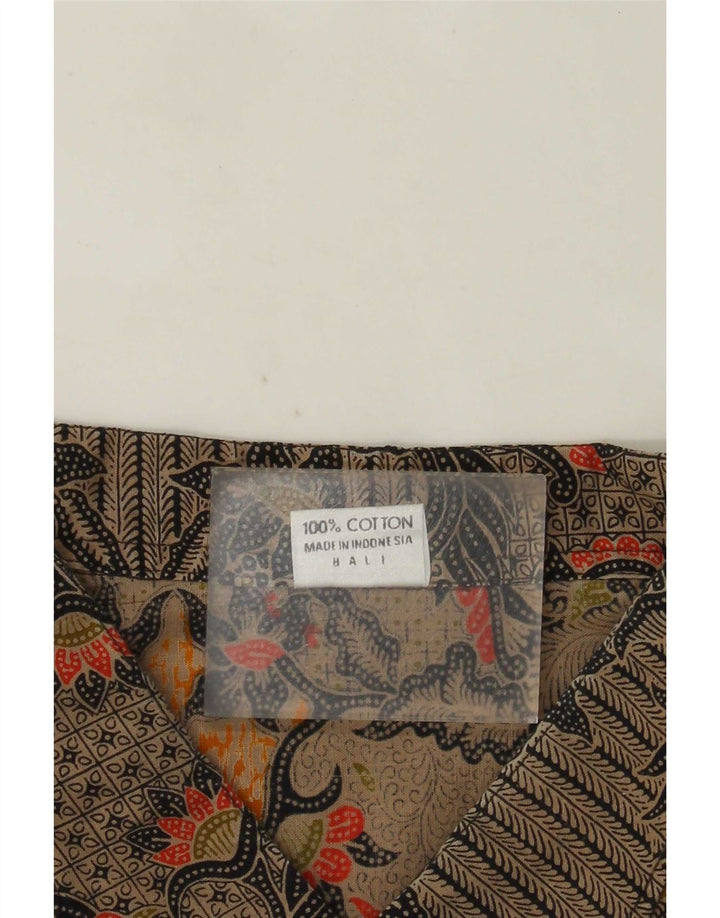 Alit Astika Chemise à manches courtes à motif abstrait pour homme 5XL Multicolore