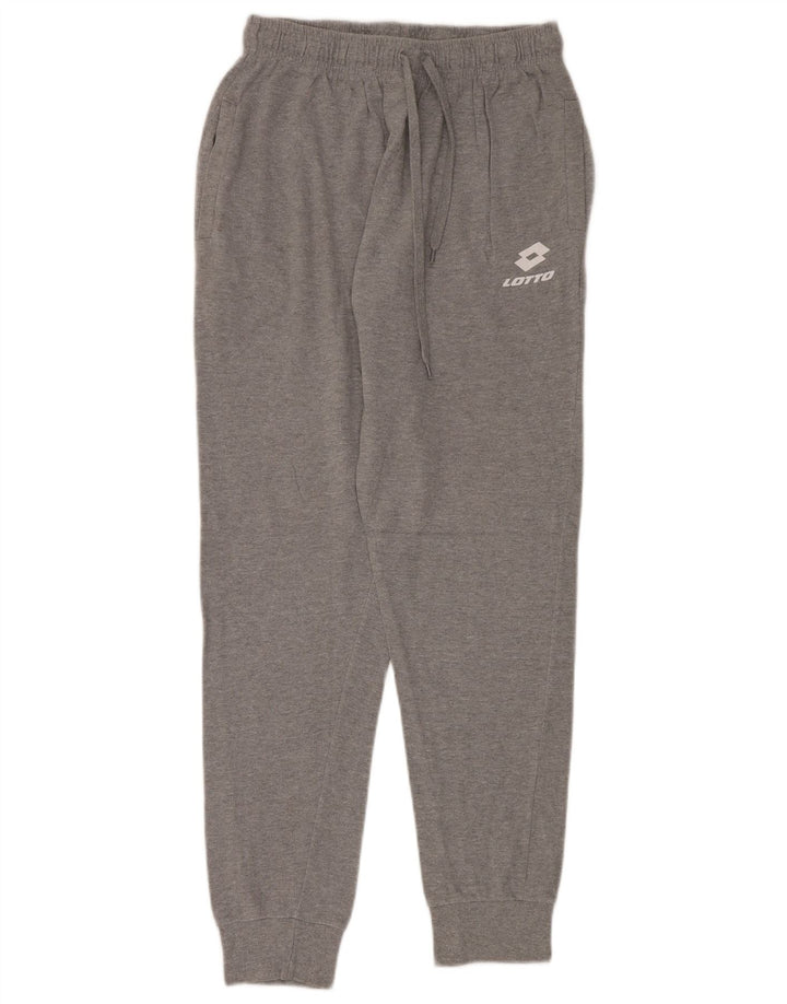 Lotto Mens Tracksuit Trousers Joggers Large Grey Cotton