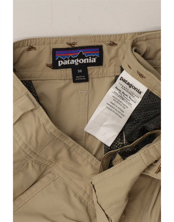 Patagonia Mens Chino Shorts W30 Medium Beige Nylon