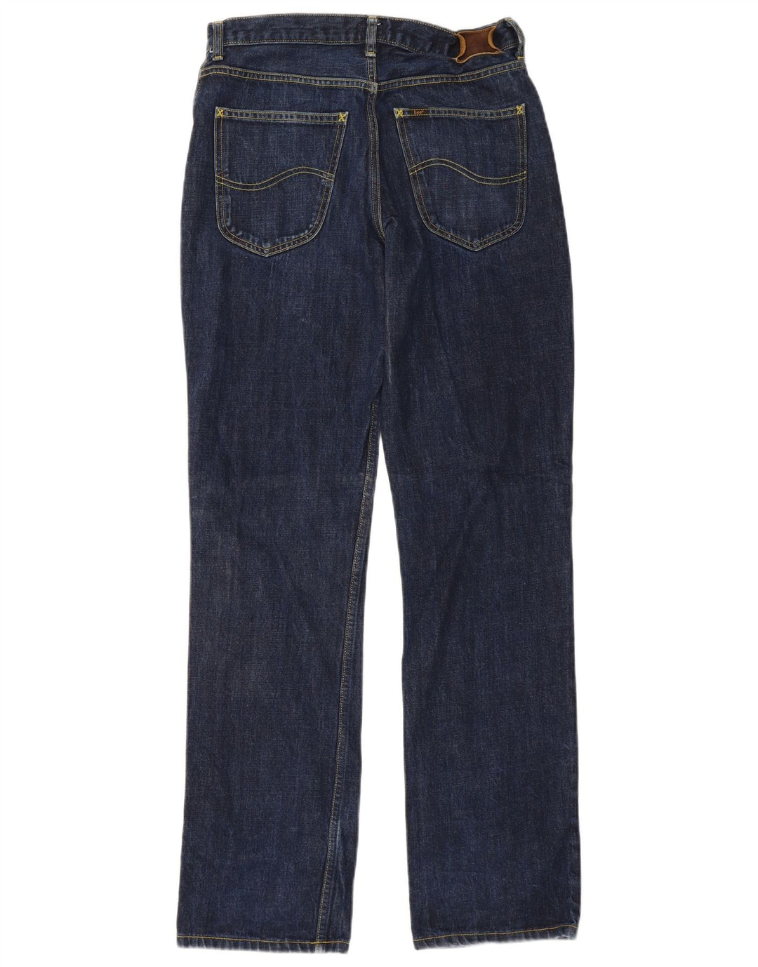 Lee Mens Brooklyn Straight Jeans W31 L34 Blue Cotton