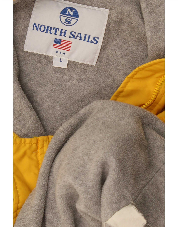 North Sails Herre Bomber Jacket UK 40 Large Yellow