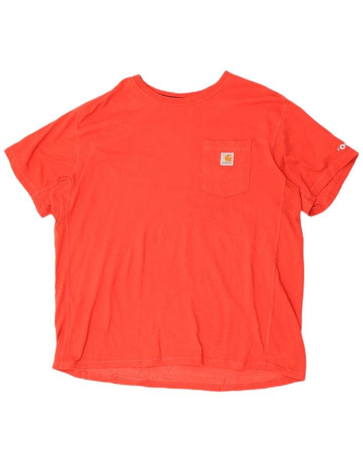 Carhartt Mens Relaxed Fit T-Shirt Top XL Red
