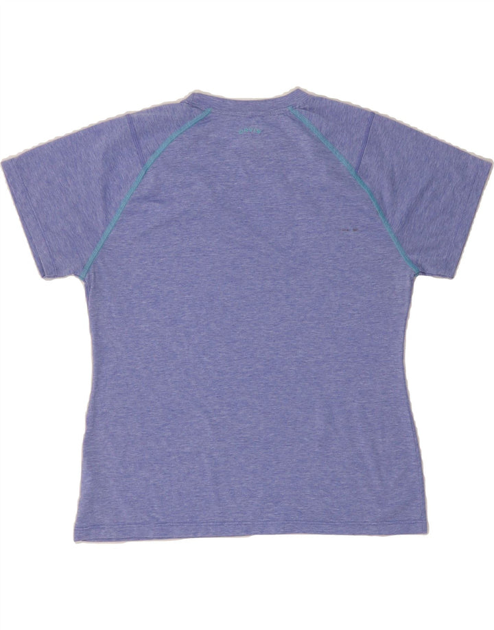 ORVIS Womens T-Shirt Top UK 16 Large Blue Polyester Vintage Orvis and Second-Hand Orvis from Messina Hembry 